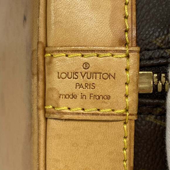 LOUIS VUITTON Brown Monogram Alma Bag